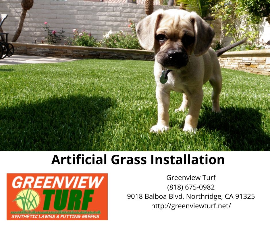 artificial grass installation